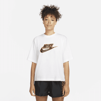 Nike leopard print top online